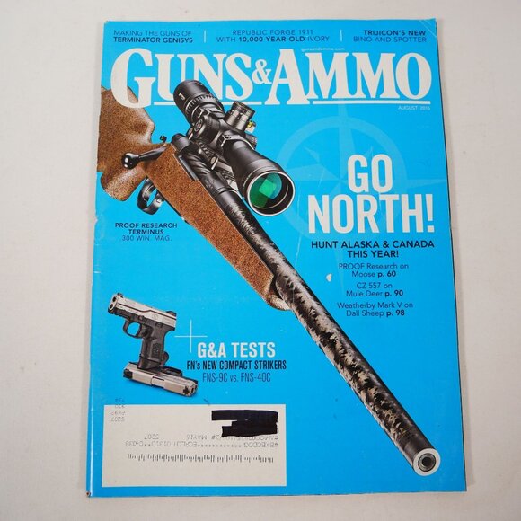 Guns & Ammo Magazine Lot of 9 from 2015-17 - Picture 6 of 16